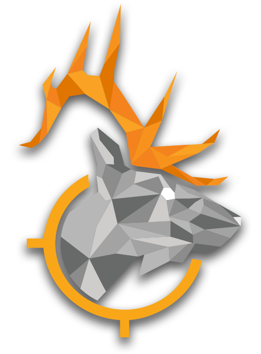 low poly elk graphic